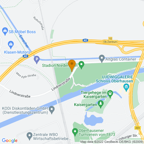 Stadion Niederrhein, Lindnerstr. 78, 46149 Oberhausen